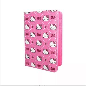 Hello Kitty Faux-Quilt  Pink Passport Holder NWT